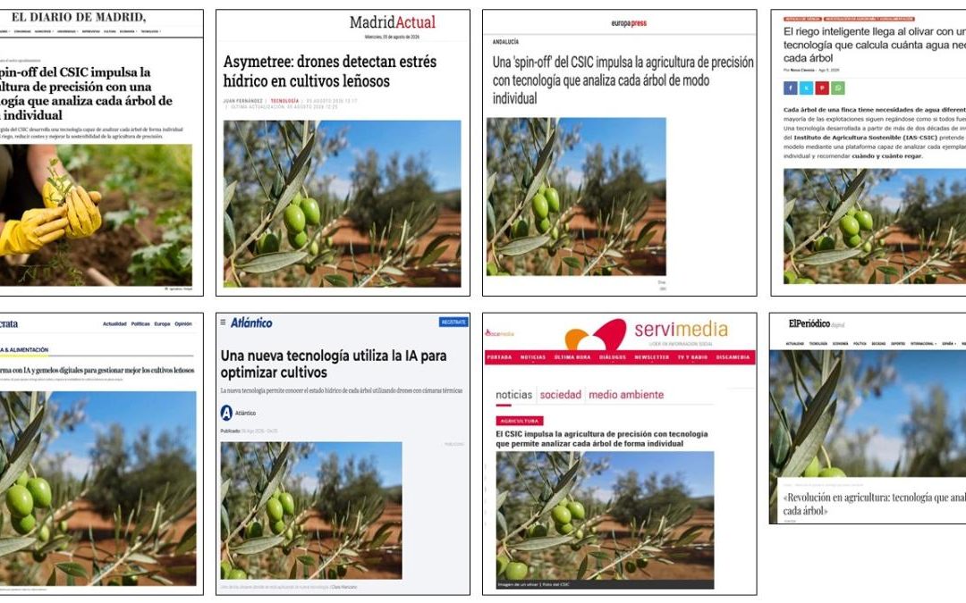 Seguimiento noticia: Una spin-off del CSIC impulsa la agricultura de precisión con tecnología que analiza cada árbol de forma individual