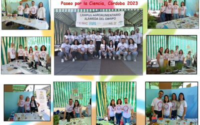 Éxito del Campus Alameda del Obispo (IAS-IFAPA) en el Paseo por la Ciencia de Córdoba